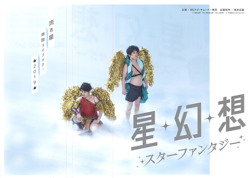 「流れ星 単独ライブツアー 星幻想（スターファンタジー）」のチラシ表